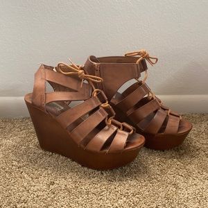 Steve Madden Wedges, fits like Size 8